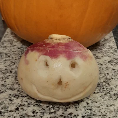 A smiling turnip lantern. Photo credit: Karen Fishwick